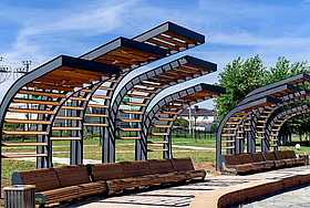 Виробництво малих архітектурних форм для благоустрою прибудинкової території, вулиць та парків