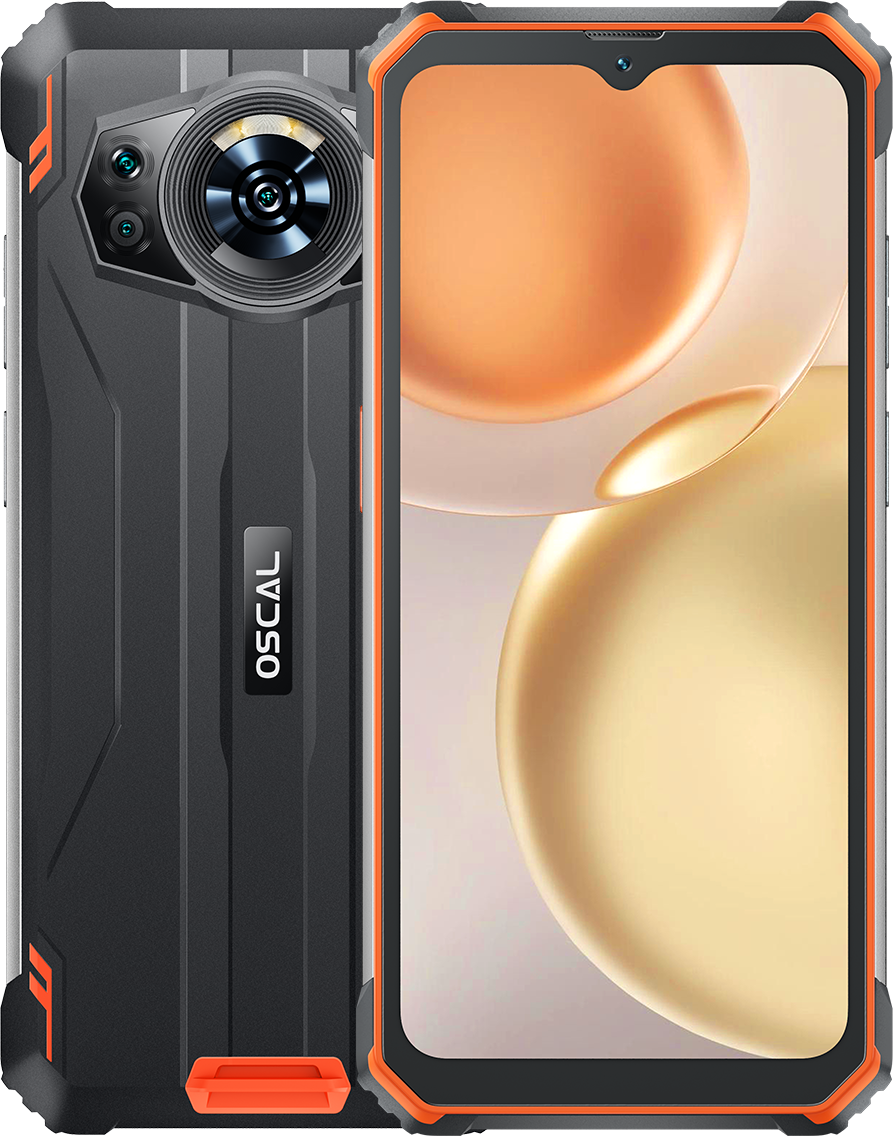 Blackview OSCAL S80 6/128GB, 13000 мАч, NFC, 12 Mpx, 4G, IP69K, MIL-STD-810H, Android 12, Дисплей 6.58"