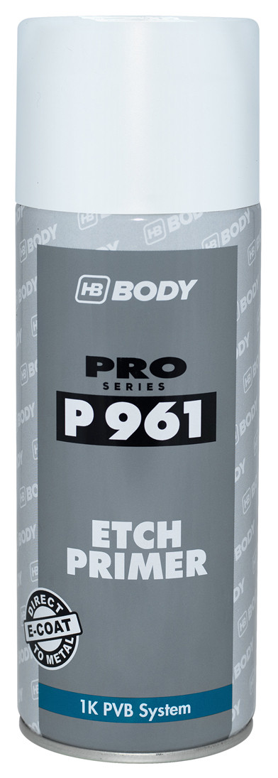 Грунт протруючий HB BODY Spray P961 Etch Primer, 400 мл Аерозоль Білий