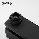 Змішувач для ванни GAPPO G3207-6, чорний, фото 6