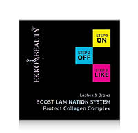 Составы для ламинирования Boost Lamination System Ekko Beauty (1, 2 и 3 состав по 10мл)