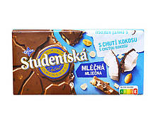 Шоколад Studentska Milk s chuti Kokosu (Кокос) 170 г