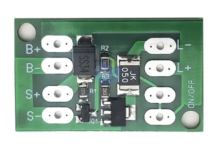 Контролер акумулятора від сонячної батареї. Заряджається вдень, вмикає світильник вночі, фото 1