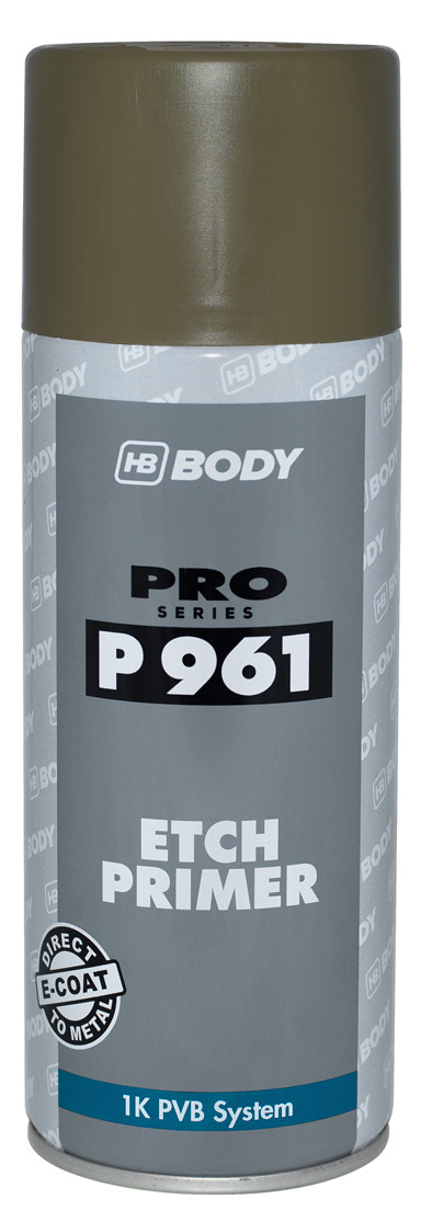 Грунт протруючий HB BODY Spray P961 Etch Primer, 400 мл Аерозоль Оливково-зелений