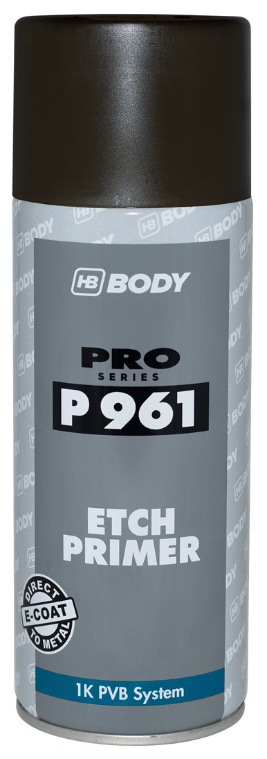 Грунт протруючий HB BODY Spray P961 Etch Primer, 400 мл Аерозоль Коричневий
