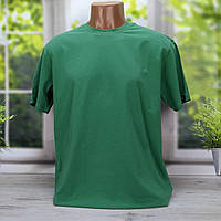 Чоловіча футболка однотонна світло-зелена великого розміру HECTOR