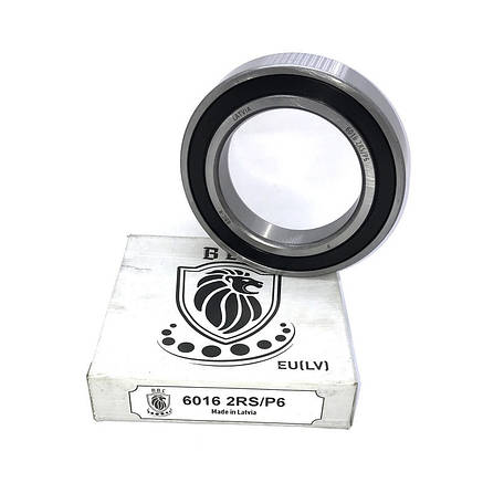Підшипник 6016 2RS /P6 (6-180116) BBC-R розміри 80*125*22, фото 1