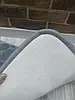 Килимок у ванну 60*40 см. Сірий, стильний, антиковзний, водопоглинальний, фото 5