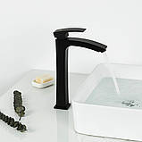 Змішувач для умивальника GAPPO G1007-16, чорний, фото 2
