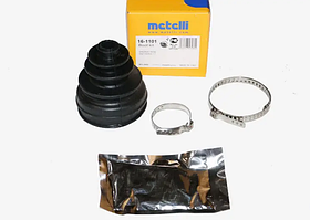 Ремкомплект шруса 1102 зовнішній (Пильник + 2 Хомут + Мастило) METELLI 16-1101