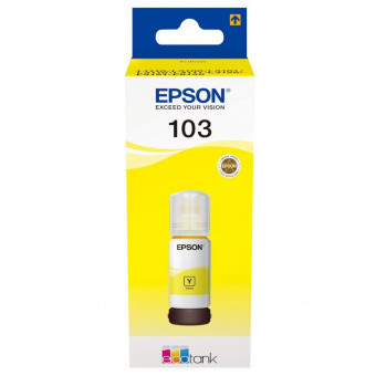 Оригінальне чорнило Epson (№103) L3100/L3101/L3110/L3150L3151, L3156, L3160, L3250, L3251, L3256, (Yellow) 65ml (C13T00S44A)