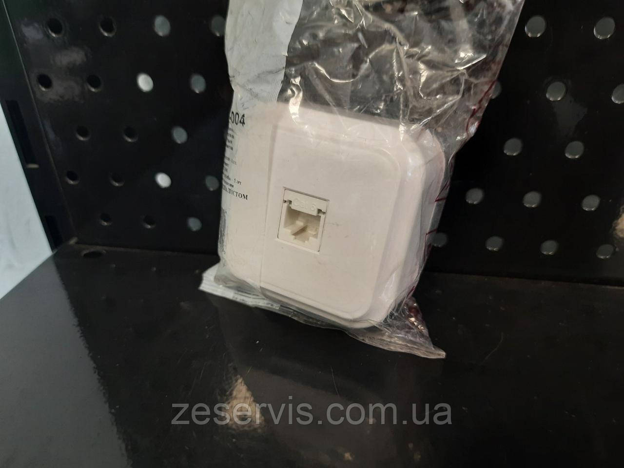 Розетка  комп'ютерна накладна, серія Пралеска, BYLECTRICA, фото 1