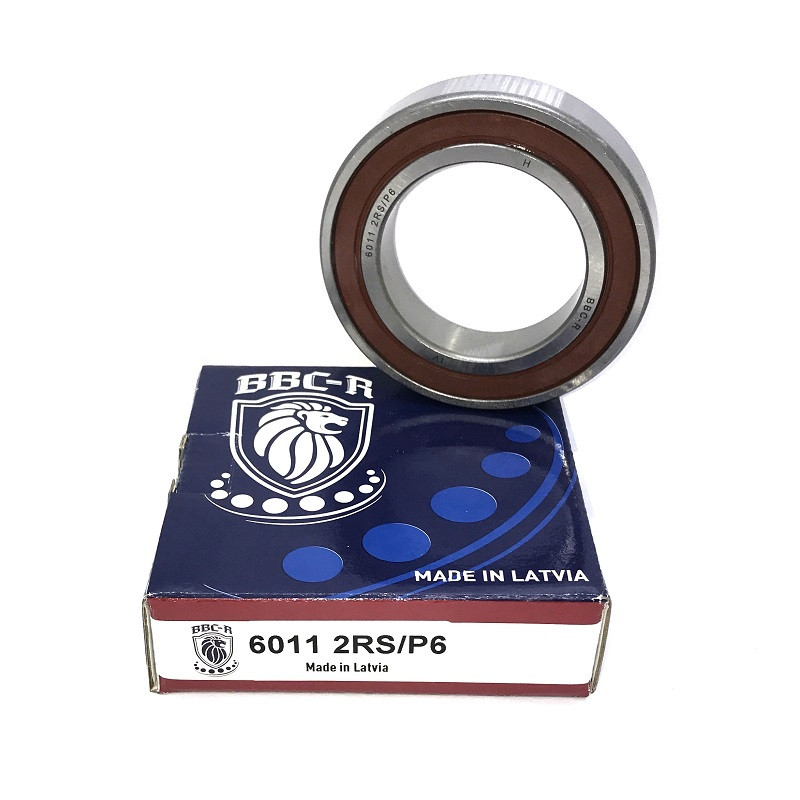 Підшипник 6011 2RS /P6 (6-180111) BBC-R розміри 55*90*18
