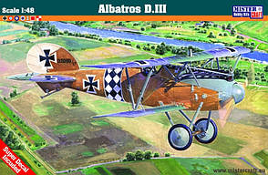 Albatros D. III. Збірна модель літака у масштабі 1/48. MISTER CRAFT D-232