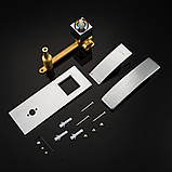 Змішувач для умивальника GAPPO G1007-2, хром, фото 4