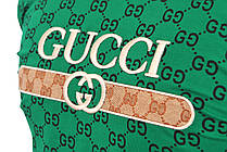 Футболка чоловіча Gucci 24-Y-249411 зелена L, фото 6