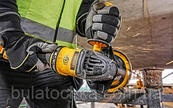 Шліфмашина кутова - болгарка акумуляторна безщіткова DeWALT DCG418NT, фото 4