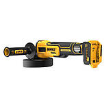 Шліфмашина кутова - болгарка акумуляторна безщіткова DeWALT DCG409VSN, фото 6