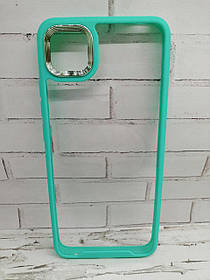 Чохол для Xiaomi Redmi 9C накладка бампер протиударний Silicone Cover бірюза