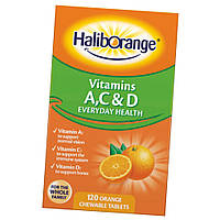 Витамины A,C и Д Haliborange Vitamins A,C & D 120 жев таб