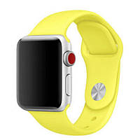 Ремінець для Apple Watch Sport Band силіконовий 38/40 мм S/M lime green / лимонний (32)