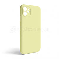 Чехол Full Silicone Case для Apple iPhone 11 mellow yellow (51) закрытая камера (без логотипа)