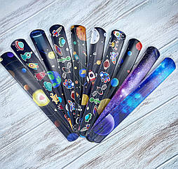 Дитячі браслетики/лінійка оптом 12 шт./пач. КОСМОС