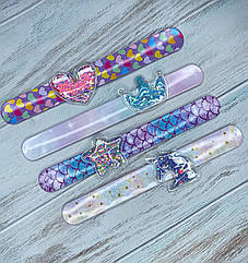 Дитячі браслетики/лінійка оптом 12 шт./пач. МІКС