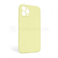 Чехол Full Silicone Case для Apple iPhone 11 Pro Max mellow yellow (51) закрытая камера (без логотипа)