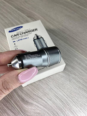 Автомобільний зарядний пристрій для Samsung OA-01 USB+PD 67W, фото 5