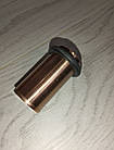 Упор дверний бочонок великий 58 мм мідь, фото 5