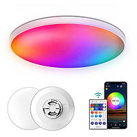 Стельовий світильник CEILING RGB+CCT Color WIFI+пульт Smart 30вт.