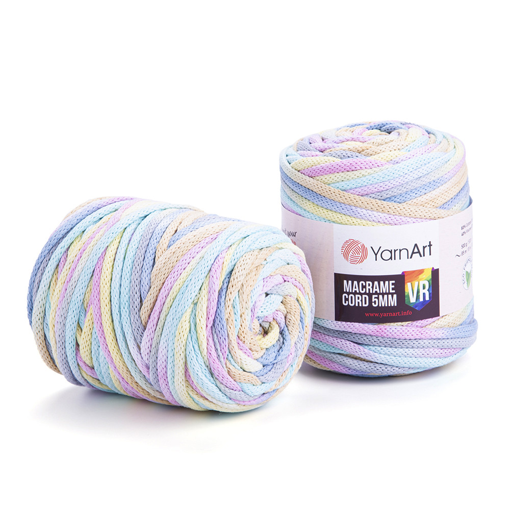 Yarnart MACRAME CORD 5 Мм VR (Макраме Корд 5 Мм VR) № 929 (Пряжа ...