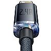 Кабель для зарядки Lightning Apple BASEUS Crystal Shine Series |1.2м/2.4A| Чорний (CAJY000001), фото 5