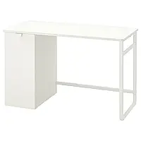 LÄRANDE Рабочий стол с выдвижным шкафом, белый, 120x58 см