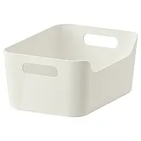 VARIERA Коробка, белая, 24x17 см