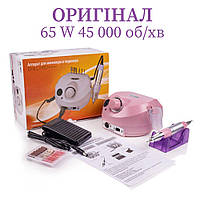 Фрезер для зняття гель лаку, покриття Nail Master ZS-601 65Вт, 45000 об/хв Рожевий/чорний/червоний VP