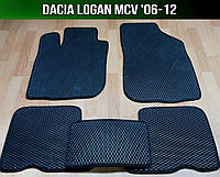 ЕВА коврики на Dacia Logan MCV '06-12. EVA ковры Дача Логан МСВ Дачия