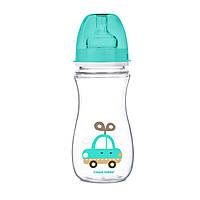 Пляшечка Canpol Babies антиколікова з широким горлишком 300 мл, ( 35/204) Бірюзовий