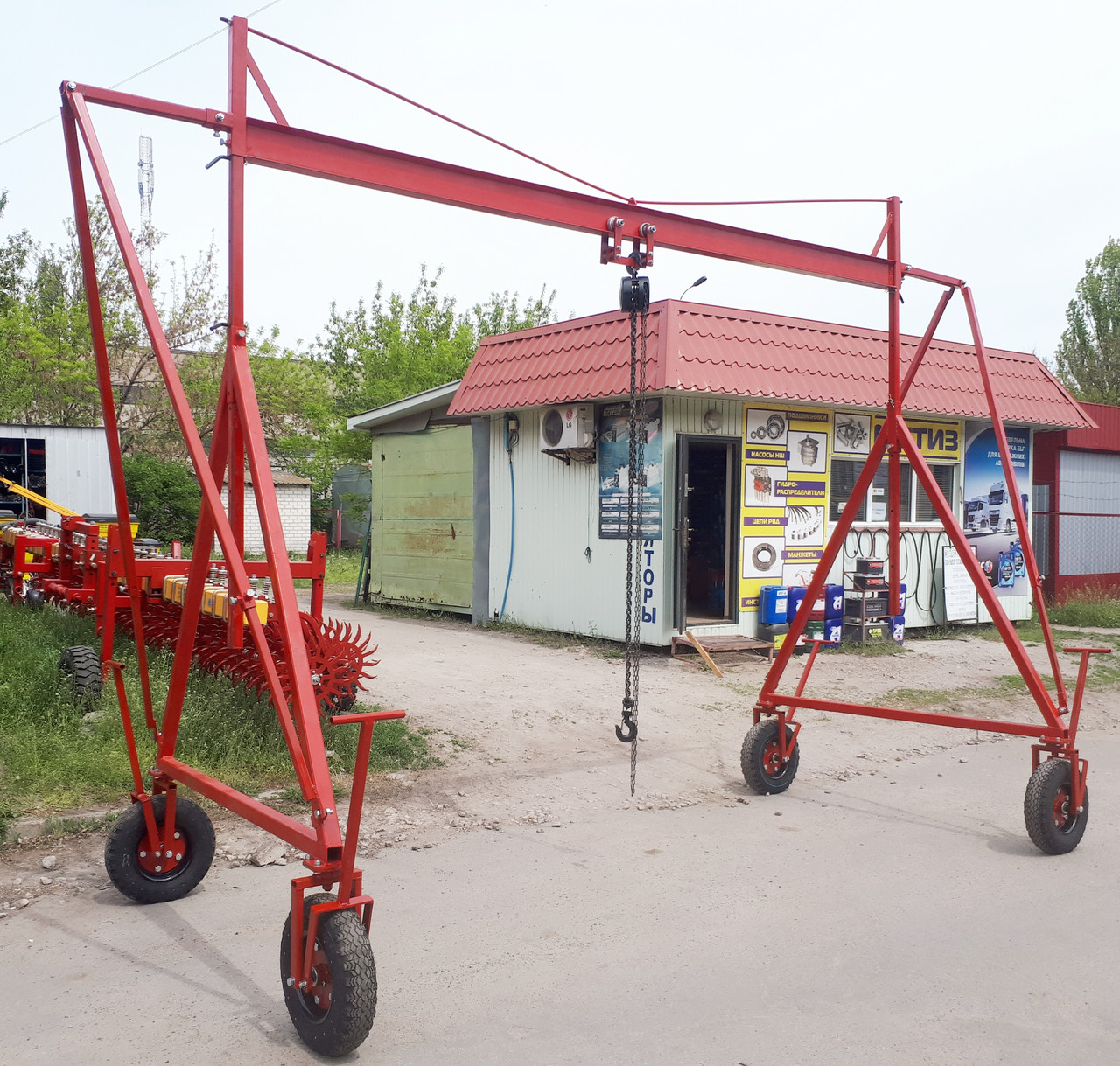 Тельфер, кранбалка, пристрій пересувний. 4м.х4м., фото 1