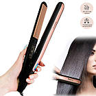 Випрямляч для волосся Geemy GM-2955 Чорно-рожевий, щипці для вирівнювання волосся 45W (утюжок для волос)