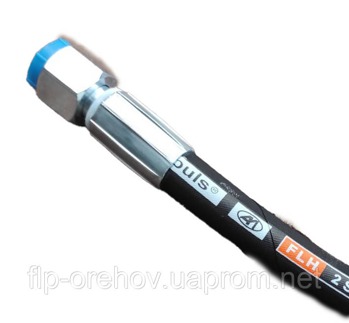 Рукав РВД rайка.24 L=1,0 (2SN DN10) Євро WP330/BP1320 bar