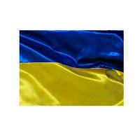 Флаг Украины 90 х 135см атласный 637960