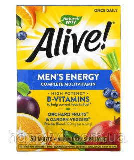 Чоловічий комплекс вітамін Nature's Way, Alive mens energy