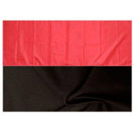 Прапор Україна 1300х850 нейлон/трикотаж червоний/чорний