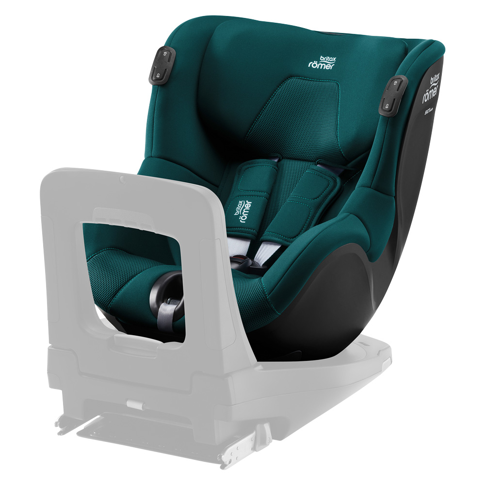 Автокрісло Britax-Römer DUALFIX iSENSE з 3 міс до 4 років, Atlantic Green
