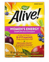 Женский комплекс витамин Nature's Way, Alive Women's Energy Complete Multivitamin, 50 Tablets