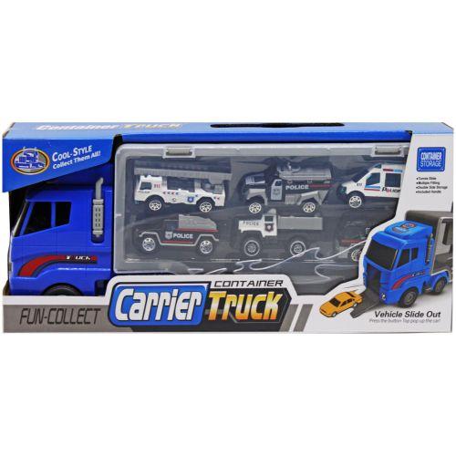 Вантажівка-автовоз "Carrier Truck", синій