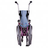 Легка коляска для дітей регульована за: шириною,глибиною та висотою спинки OSD-ADJK-R (рожева), фото 4