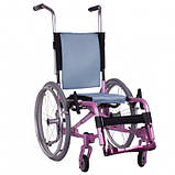 Легка коляска для дітей регульована за: шириною,глибиною та висотою спинки OSD-ADJK-R (рожева), фото 2